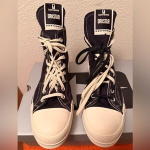 Converse DRKSTAR Black and White High-Tops